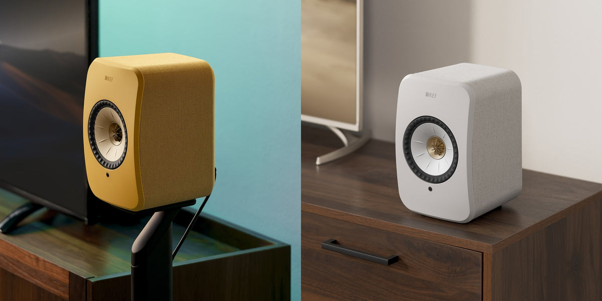 New LSX II Colours: Amber Haze & Cotton White | KEF Canada