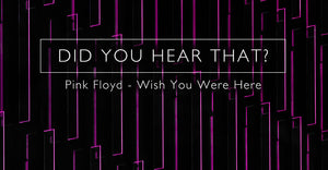 Did You Hear That? Pink Floyd Wish You Were Here