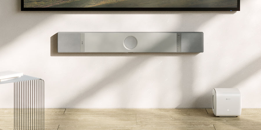 Utiliser une barre de son et un caisson de basses