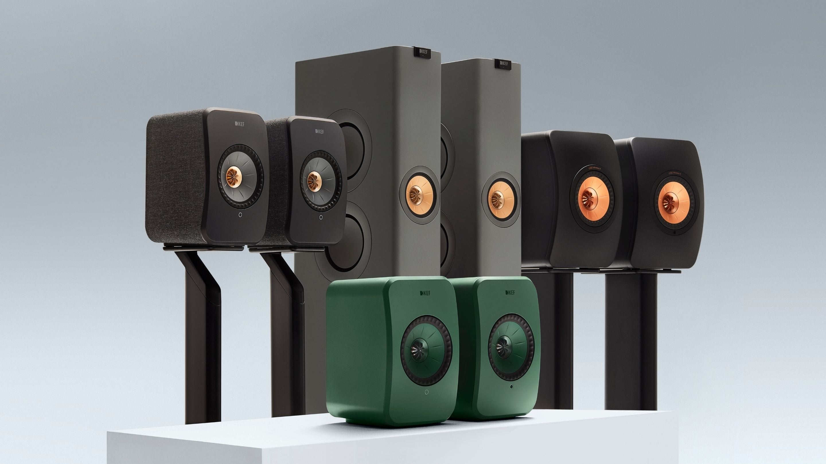 Collection of KEF Wireless speakers 