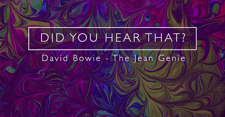 Did You Hear That? David Bowie - The Jean Genie